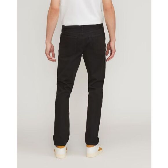 Everlane The Slim 4-Way Stretch Organic Jean | Uniform Black Mens Size 30x32 NWT - Picture 5 of 11